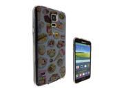 C0275 - Collage Food Ice Cream Cupcake Doughnut Mcaroon Waffle Peanut Butter Design Samsung Galaxy S5 Mini  Case Silicone Gel Cover