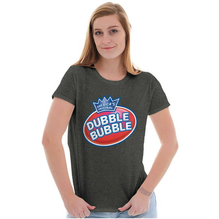 Original Dubble Bubble Double Logo Gum Women S T Shirt Ladies Tee Brisco Brands 3X