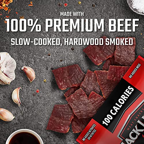 Jack Link's Beef Jerky Variety - Includes Original and Teriyaki Flavors, on the Go Snacks, 13g of Protein per Serving, 9 Count of 1.25 Oz Bags thumbnail
