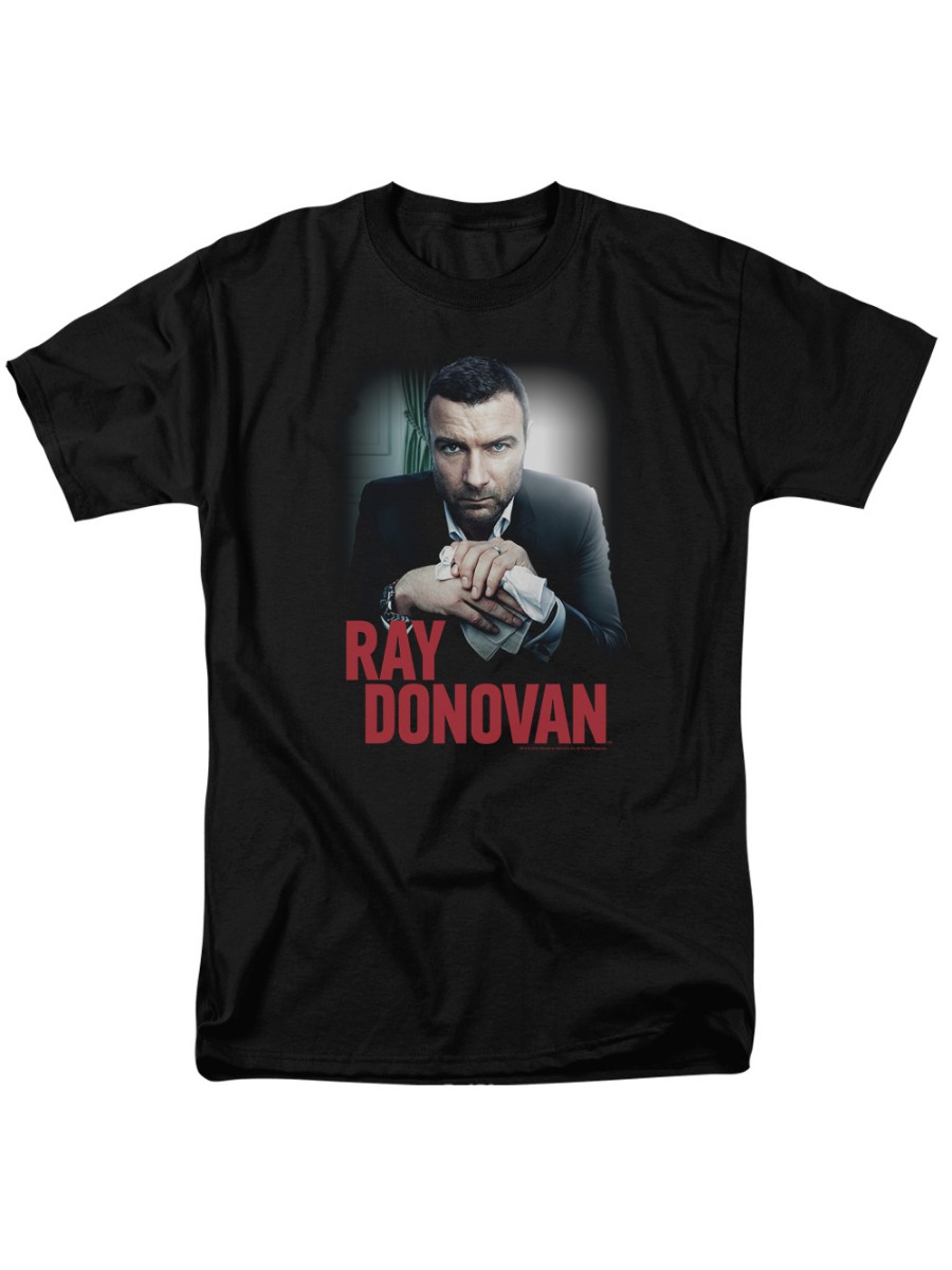 Ray Donovan Crime Drama Television Series Ray & Logo Promo Poster Adult T-Shirt