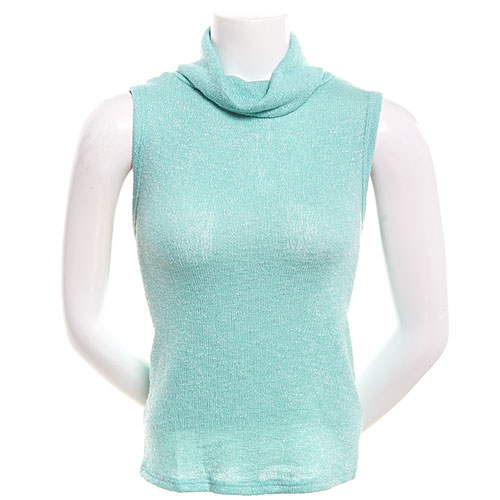 Juniors Moa Moa Mock Neck Top Xl, Mint