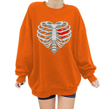 GWAABD Womens Long Sweatshirts for Leggings Women Plus Size Sweatshirt Crew Neck Long Sleeve Casual Loose Pullover
