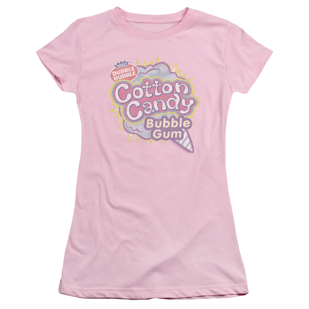 Dubble Bubble Cotton Candy Juniors Short Sleeve Shirt