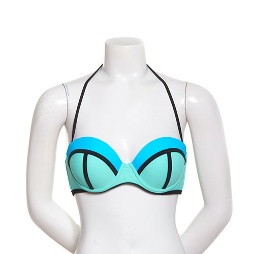 Juniors in Mocean Beach Riot Push up Swim Top Xl, Mint
