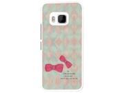 1021 - Pink Bow Girls Fashion Love Quote Design for Htc One M9 Hard Plastic Case Back Cover