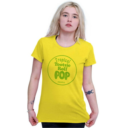 Pineapple Tootsie Roll Pop Flavor Women S T Shirt Ladies Tee Brisco Brands X