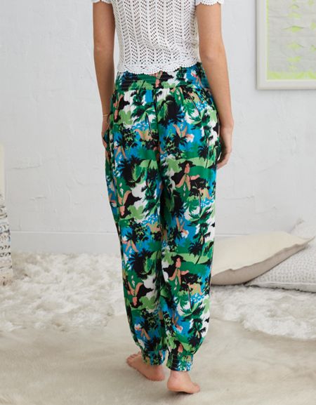 Aerie Printed Harem Pant