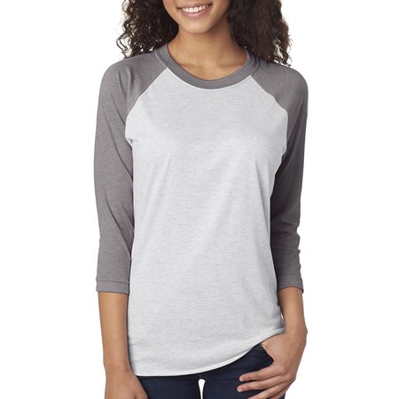 Next Level Active Apparel Unisex Tri-Blend 3/4-Sleeve Raglan - 6051