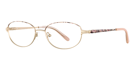 Tres Jolie 157 Eyeglasses, (780) Rose Gold Floral