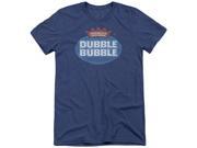 Dubble Bubble Vintage Logo Mens Tri-blend Short Sleeve Shirt