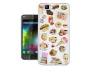 Wiko Rainbow Gel Silicone Case All Edges Protection Cover C0275 - Collage Food Ice Cream Cupcake Doughnut Mcaroon Waffle Peanut Butter