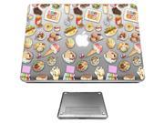 C0275 - Collage Food Ice Cream Cupcake Doughnut Mcaroon Waffle Peanut Butter Design Macbook Pro Retina 13.3'' (2013-2016) Hard Plastic Case Full Front
