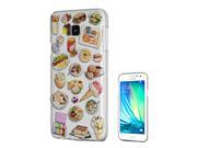 C0275 - Collage Food Ice Cream Cupcake Doughnut Mcaroon Waffle Peanut Butter Design Samsung Galaxy J5-2015  Case Silicone Gel Cover