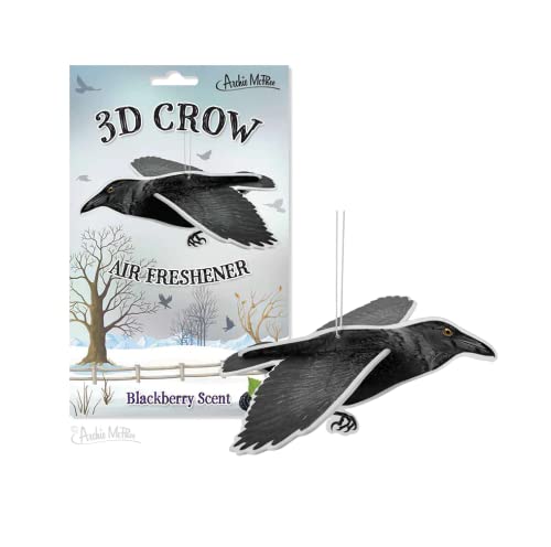 3D Crow Air Freshener in Blackberry Scent