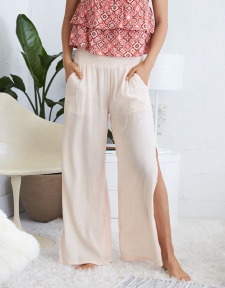 Aerie Two-way Tie Palazzo Pant