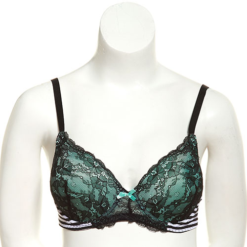 Juniors Plus Rampage Curvy & Chic Bra 501465xbv 42c, Mint
