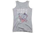 Trevco Dubble Bubble-Pointing - Juniors Tank Top - Athletic Heather & Small
