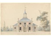 An Elevation for the Projected Mill at M̩r̩ville Poster Print by Fran̤ois Joseph Belanger (French  Paris 1744 �1818 Paris) (18 X 24)