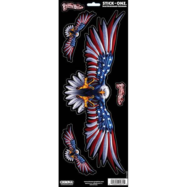 Chroma American Eagle Decal
