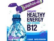 Zipfizz Healthy Energy Drink Mix Hydration with B12 and Multi Vitamins Grape