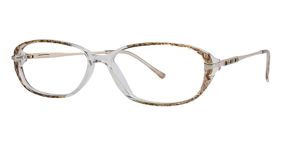 Joan Collins 9734 Plastic Eyeglasses, Brown