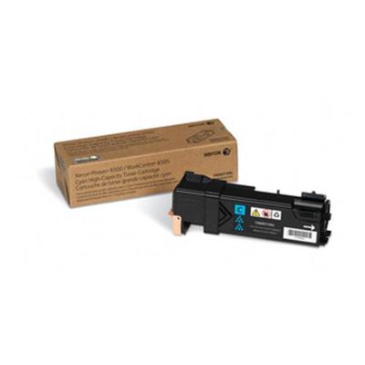 Xerox 106r01594 Phaser 6500/workcentre 6505  High Capacity Cyan Toner Cartridge (2  500 Pages)  North America  Eea