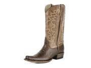 Roper Western Boots Mens Gator Bandit 9 D Brown 09-020-7751-0792 Br
