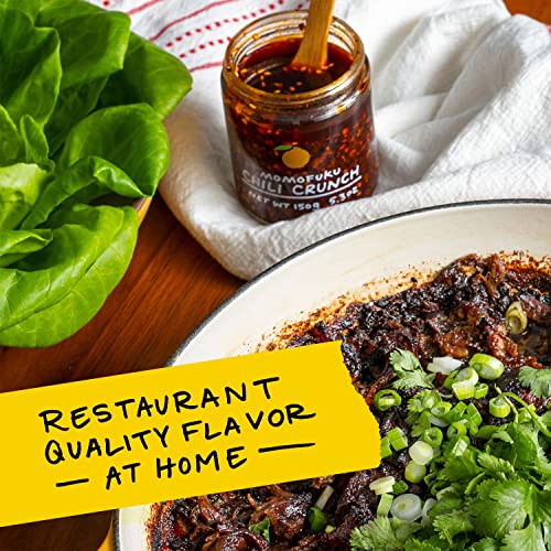 Momofuku Original Chili Crunch Multipack by David Chang, 3 Pack (5.3 Ounces Each), Chili Oil with Crunchy Garlic and Shallots, Spicy Chili Crisp for C thumbnail