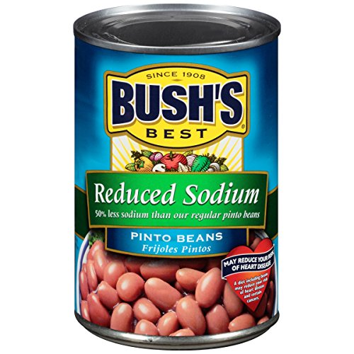 Bush's Best Reduced Sodium Pinto Beans, 16 Ounce