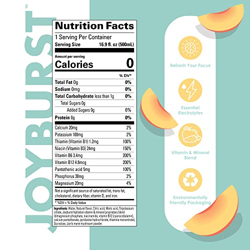 Sugar Free Electrolyte Water, Variety Pack, Zero Calorie Hydration Drink, Refresh, Hydrate & Recover, Electrolytes + Vitamin B's + Focus, Comes in Eco thumbnail
