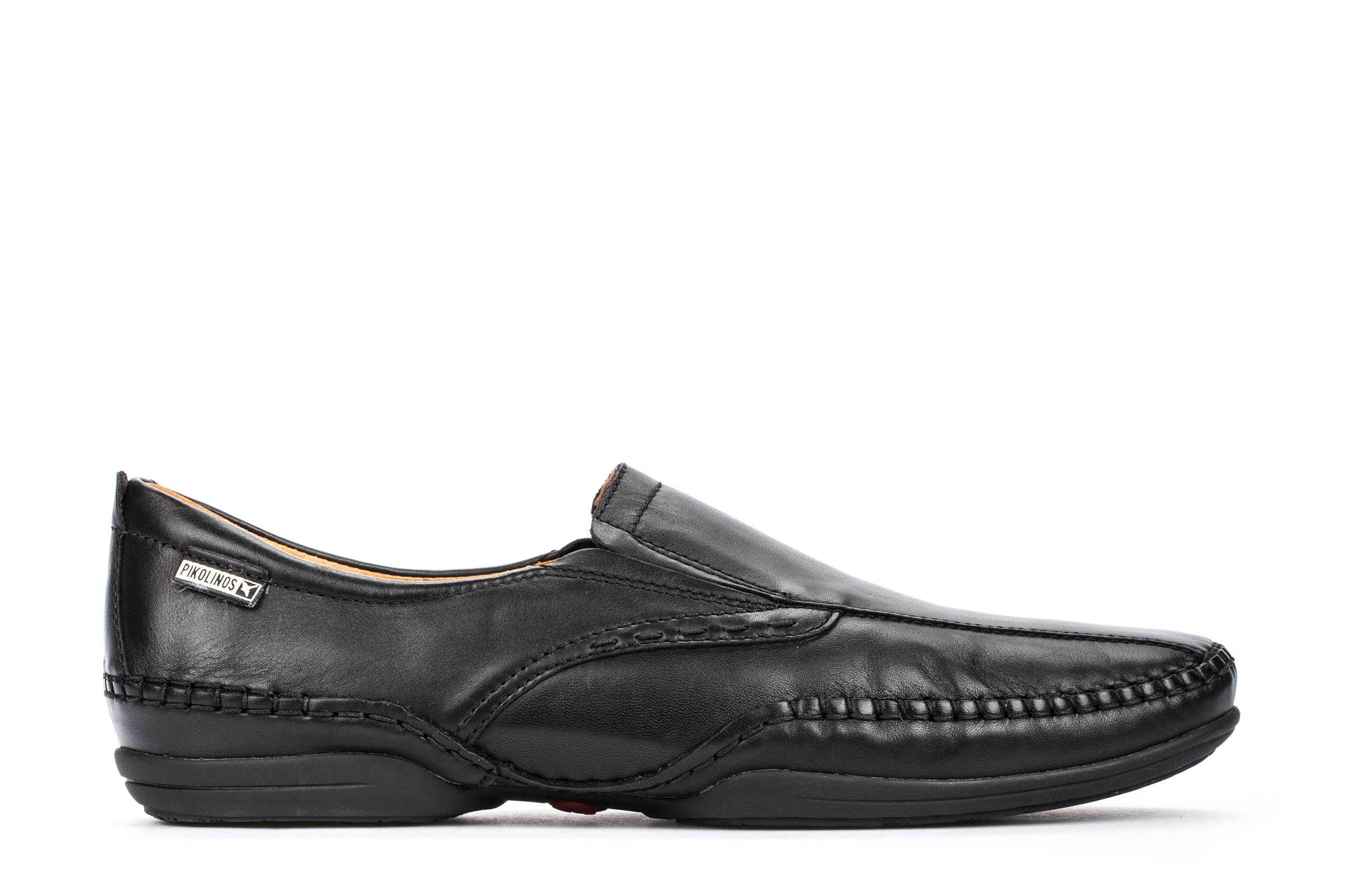 Pikolinos Puerto Rico 03A-6222 Leather Men's Loafers Shoes - Black - Size:UK 8.5-9 thumbnail