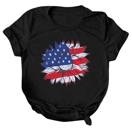 GWAABD Essentials Clothing Women ShirtSunflower PrintCasualFashion Top Shirts Women ShirtSunflower PrintCasualFashion Top Shirts