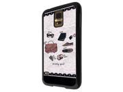 Samsung Galaxy S5 I9600 Coque Fashion Trend Case Coque Protection Cover Plastique Et MÃ©tal - Black 1253 - Trendy Fashion Bloggers Favourite Handbag