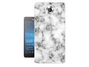 Microsoft Nokia Lumia 950 Gel Silicone Case All Edges Protection Cover 1229 - Novelty Marble Texture