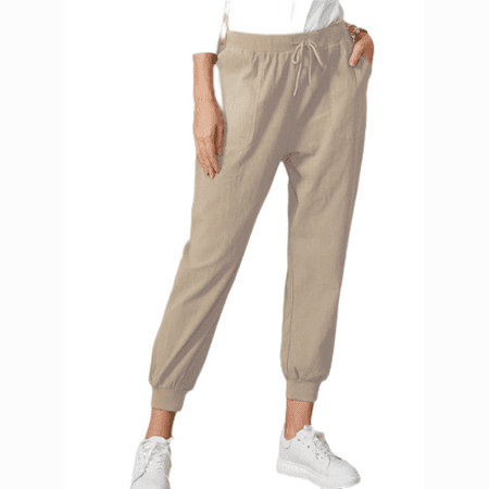 GWAABD Print Boyfriend Jeans Womens Fashion Casual Trousers with Loose Straps