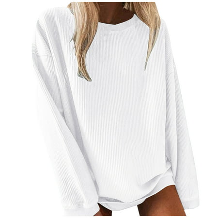 GWAABD Womens Swing Tops Women S Blouse Long Sleeve Parties Basic Blouses Shirt