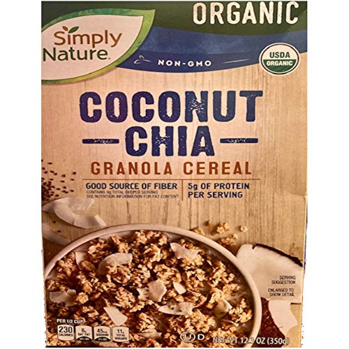 Simply Nature Organic Coconut Chia Granola Cereal