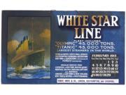 White Star Line Calendar Poster Print by Mary Evans Picture Libraryonslow Auctions Limited (24 X 18)