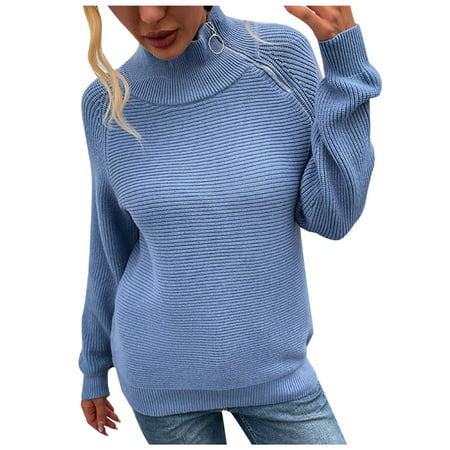 GWAABD Plus Size Sweater Custom Clothing White Color Long Sleeve Cotton Women Turtleneck Sweaters