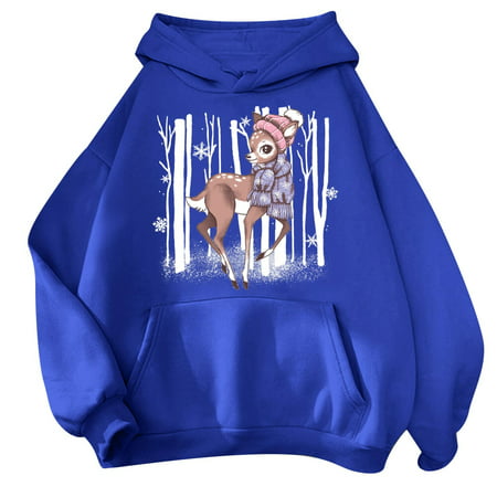 GWAABD Women S Crop Top Workout Exercise Long Sleeve Crop Tops Womens Cute Print Loose Sweatshirt Hoodie for Teen Girls Clothes Hoodie