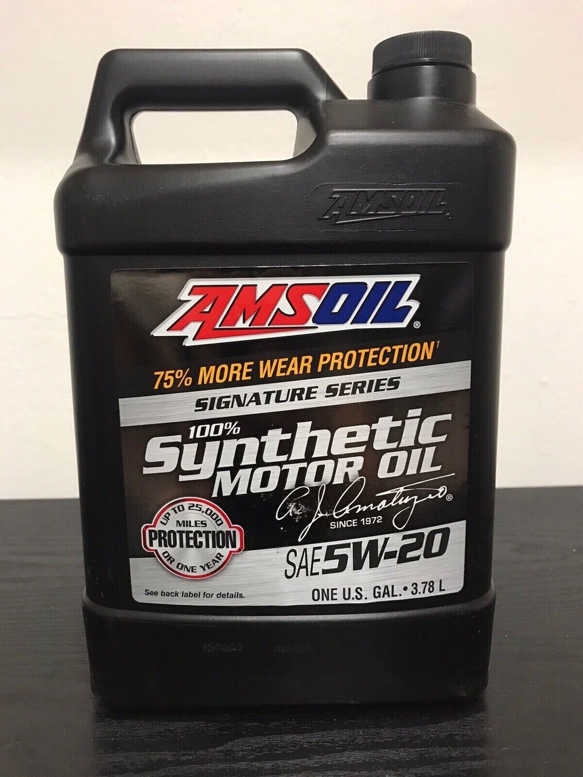 Amsoil Signature Series 5W-20 Synthetic Motor Oil (1 Gallon) 25K Mile