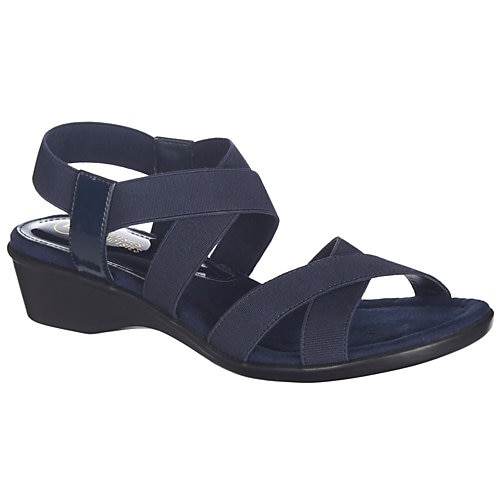 Mootsies Tootsies Womens Naylor Casual Sandals-7 M,navy Blue
