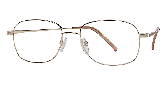 Stetson Zylo-flex 704 Eyeglasses, Shiny Gold