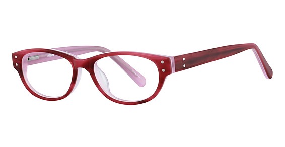Seventeen 5377 Plastic Eyeglasses, Brown/Lime