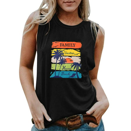CLZOUD Women Plus Size Strap Crop Tops Black Women Interesting Fashion Beach Resort Cool Design Vest