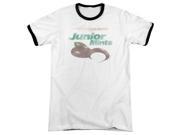 Tootsie Roll Junior Mints Logo Mens Adult Heather Ringer Shirt