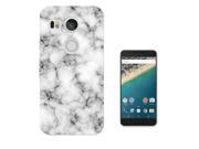 Lg Nexus 5x 2nd Gen 2015 Gel Silicone Case All Edges Protection Cover 1229 - Novelty Marble Texture