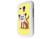 1136 - Cat Animal Drawing Yellow Design for Samsung Galaxy S3 Mini Hard Plastic Case Back Cover