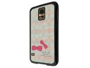 1021 - Pink Bow Girls Fashion Love Quote Design for Samsung Galaxy S5 Mini Hard Plastic Case Back Cover