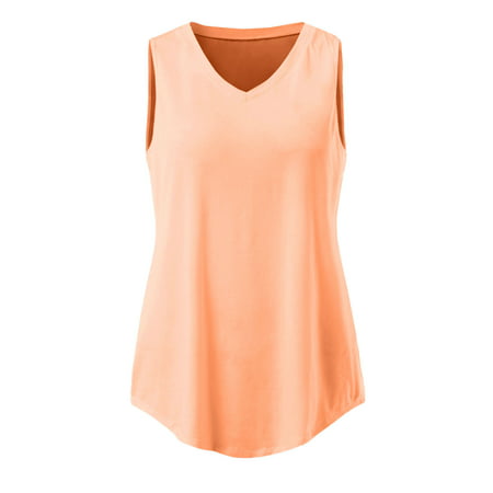 GWAABD Vest with Threaded Halter Sleeveless Yoga Tank Top T-Shirt for Women
